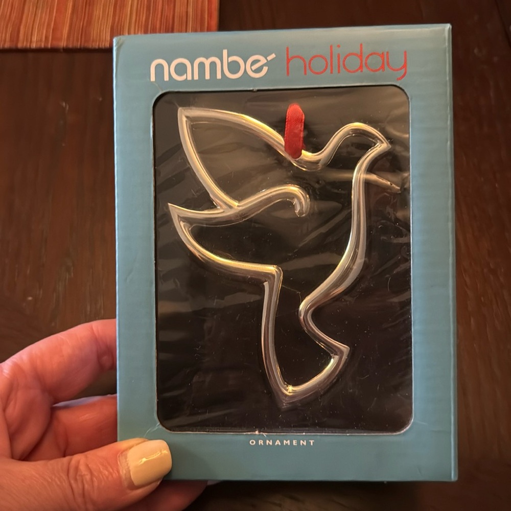 Nambé Holiday Dove Ornament